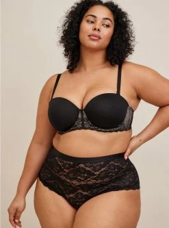 Null Strapless Lightly Lined Smooth Straight Back Bra -Cheap Torrid Shop 10088324 02124 av2