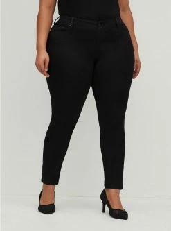 TORRID Luxe Skinny Jean - Sateen Stretch Black