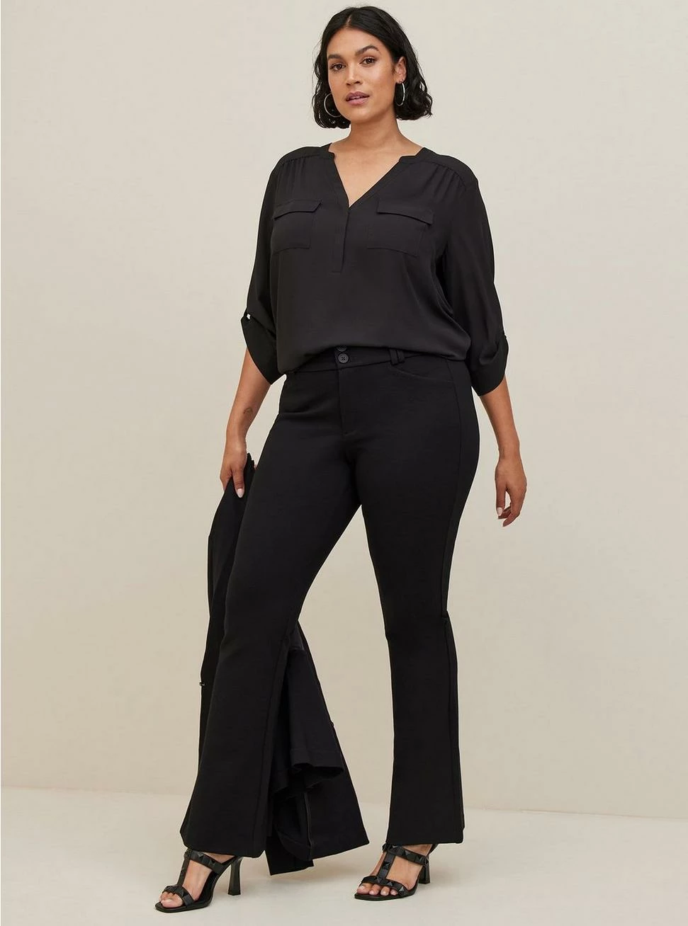 TORRID Harper Georgette Pullover 3/4 Sleeve Blouse 5 TORRID Harper Georgette Pullover 3/4 Sleeve Blouse - Image 3