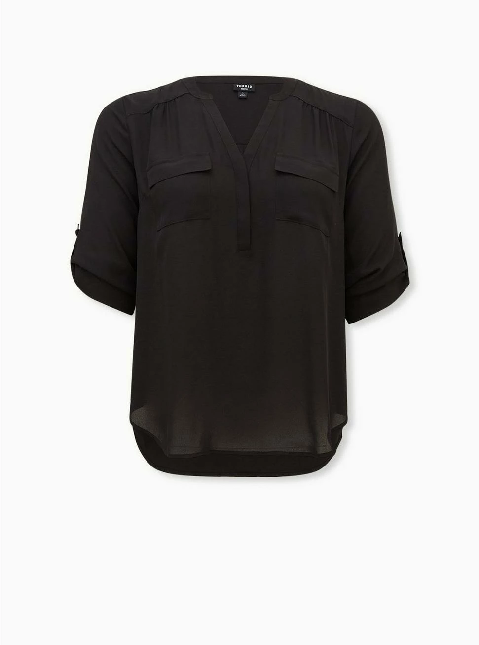 TORRID Harper Georgette Pullover 3/4 Sleeve Blouse 8 TORRID Harper Georgette Pullover 3/4 Sleeve Blouse - Image 6