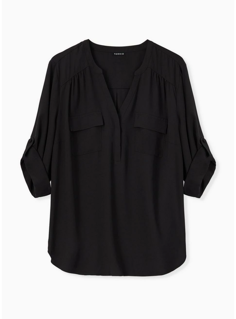 TORRID Harper Georgette Pullover 3/4 Sleeve Blouse 7 TORRID Harper Georgette Pullover 3/4 Sleeve Blouse - Image 5