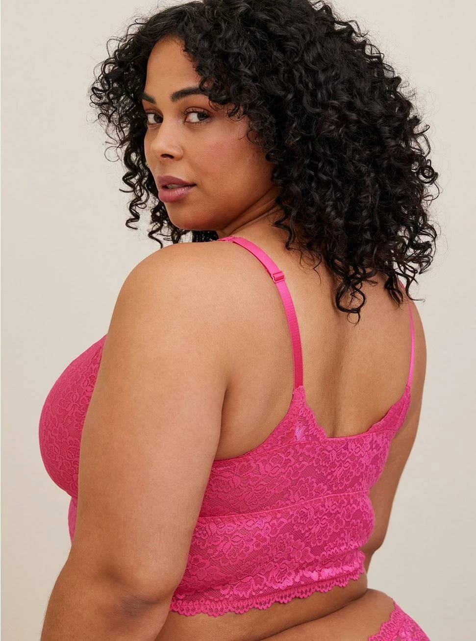 TORRID Unlined Lace Crop Bralette 5 TORRID Unlined Lace Crop Bralette - Image 3