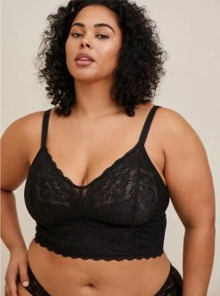 TORRID Unlined Lace Crop Bralette