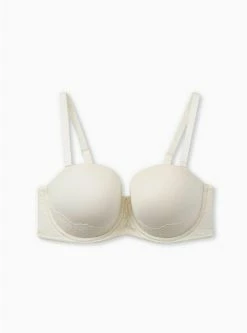 TORRID Strapless Push-Up Lace Sling Straight Back Bra -Cheap Torrid Shop 10447144 06452 flat