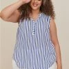 TORRID Harper Georgette Sleeveless Blouse -Cheap Torrid Shop 10486365 00115 hi