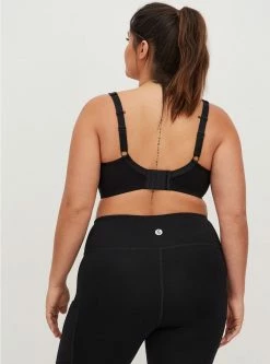 TORRID Mid Impact Underwire Solid Active Sports Bra -Cheap Torrid Shop 10552481 00133 av2