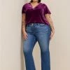 TORRID Flare Vintage Stretch Mid-Rise Jean 1 TORRID Flare Vintage Stretch Mid-Rise Jean -Cheap Torrid Shop 10829594 08174 hi