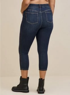 TORRID Crop Bombshell Skinny Premium Stretch High-Rise Jean -Cheap Torrid Shop 10842869 08687 av2