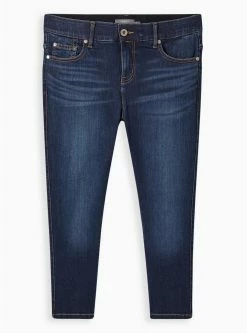 TORRID Crop Bombshell Skinny Premium Stretch High-Rise Jean -Cheap Torrid Shop 10842869 08687 flat