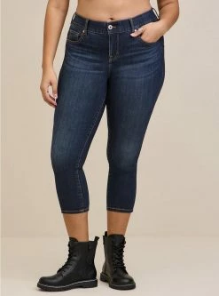 TORRID Crop Bombshell Skinny Premium Stretch High-Rise Jean