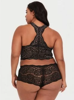 TORRID Unlined Lace Solid Racerback Bralette -Cheap Torrid Shop 10987315 09235 av4