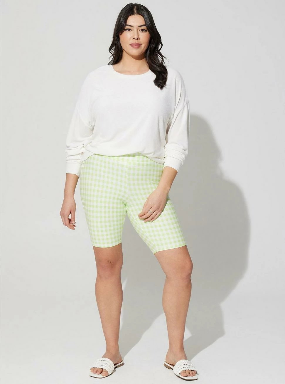 TORRID 9 Inch Signature Waist Bike Short 3 TORRID 9 Inch Signature Waist Bike Short