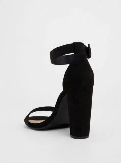 Null Two Strap Tapered Heel Sandal (WW) -Cheap Torrid Shop 11227583 00133 av3