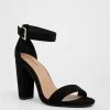 Null Two Strap Tapered Heel Sandal (WW) -Cheap Torrid Shop 11227583 00133 hi