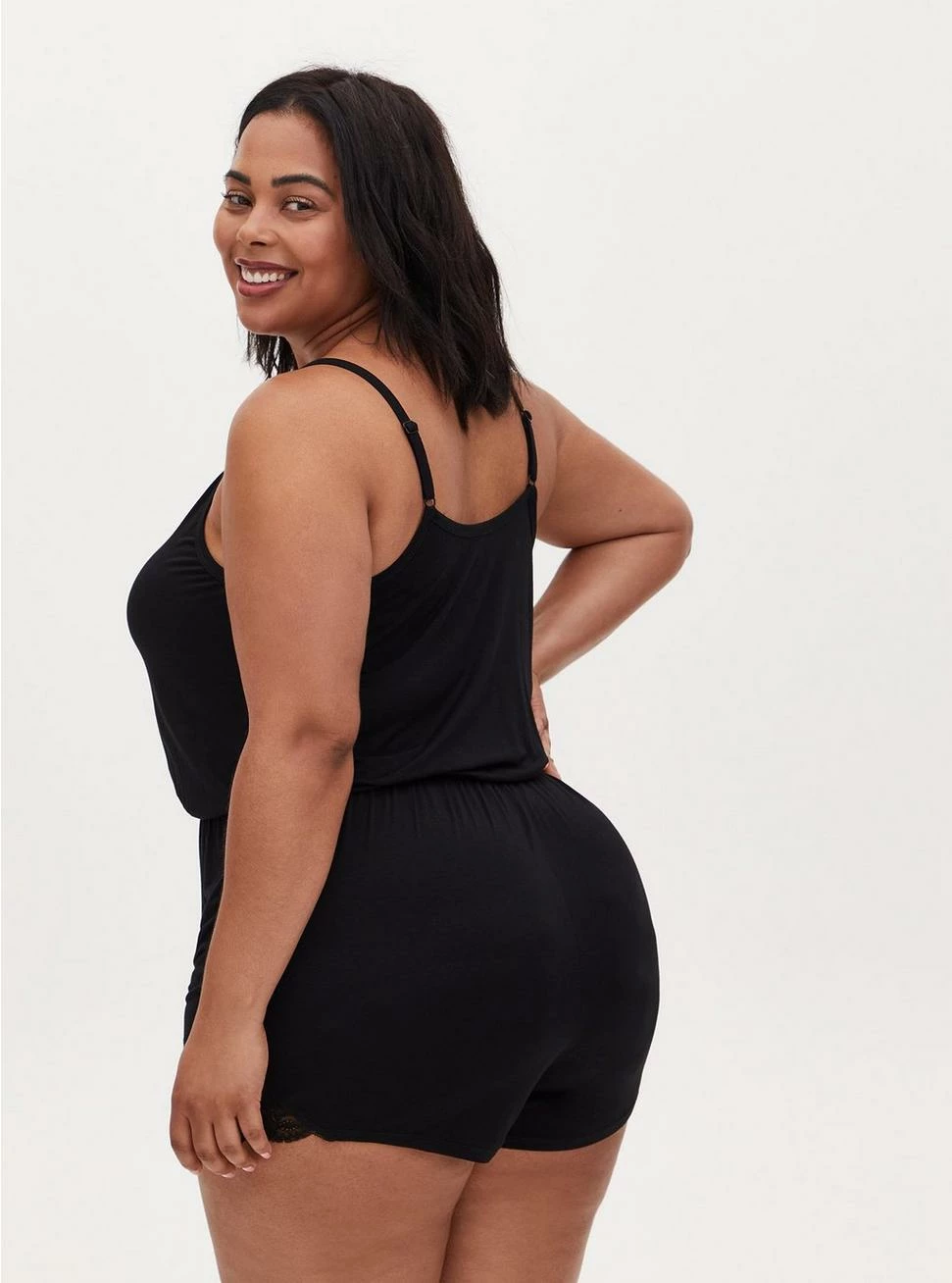 TORRID Super Soft Lace Trim Sleep Romper 7 TORRID Super Soft Lace Trim Sleep Romper - Image 5