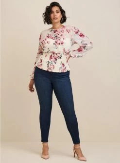 TORRID Bombshell Skinny Premium Stretch High-Rise Jean -Cheap Torrid Shop 11316603 02644 av1