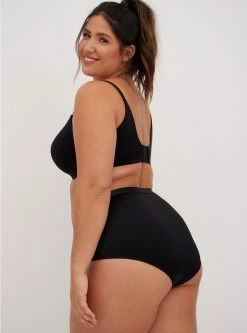 TORRID Microfiber High-Rise Brief 360° Smoothing Panty -Cheap Torrid Shop 11330667 02124 av2