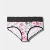 TORRID Cotton Mid-Rise Cheeky Lace Trim Panty -Cheap Torrid Shop 11440427 06261 hi