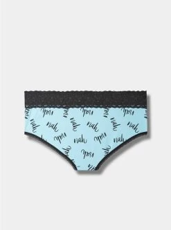 TORRID Cotton Mid-Rise Cheeky Lace Trim Panty -Cheap Torrid Shop 11440427 10249 av2