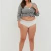 TORRID Cotton Mid-Rise Hipster Lace Trim Panty