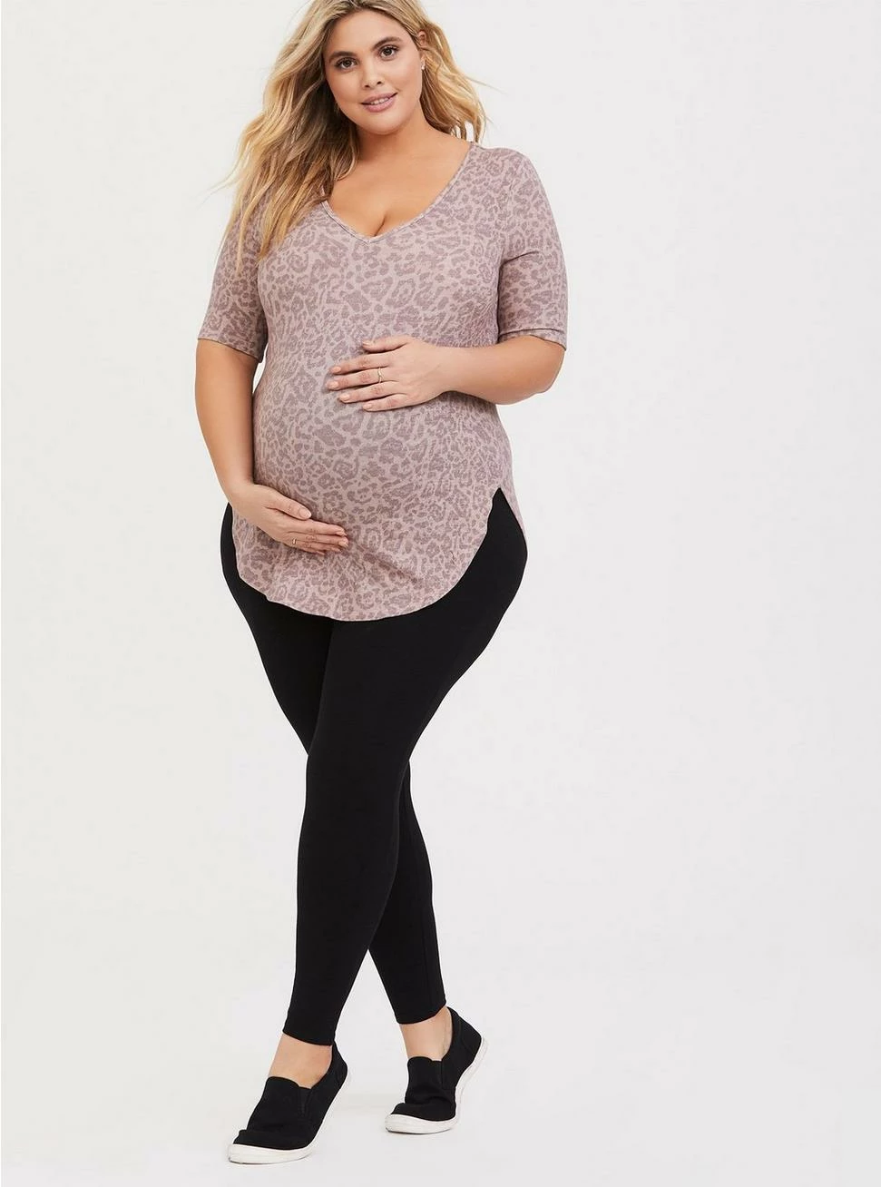 TORRID Maternity Premium Legging - Black 4 TORRID Maternity Premium Legging - Black - Image 2