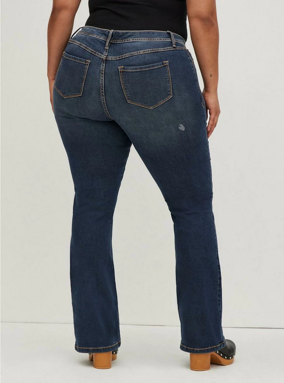 TORRID Luxe Slim Boot Jean - Super Stretch Medium Wash 5 TORRID Luxe Slim Boot Jean - Super Stretch Medium Wash - Image 3