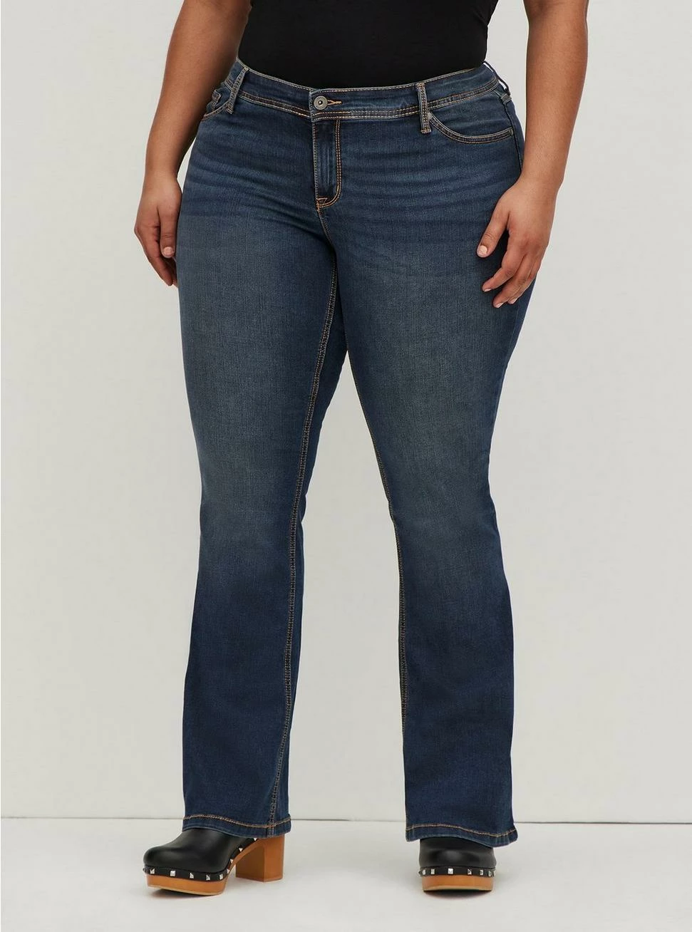 TORRID Luxe Slim Boot Jean - Super Stretch Medium Wash 3 TORRID Luxe Slim Boot Jean - Super Stretch Medium Wash