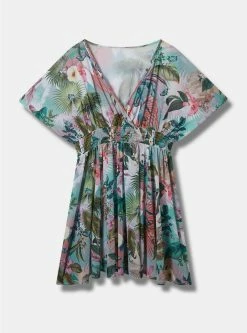 TORRID Mesh Smock Waist Coverup Dress -Cheap Torrid Shop 11684078 10236 flat