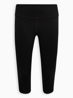 TORRID Performance Core Capri Active Legging With Side Pockets -Cheap Torrid Shop 11741058 00684 flat