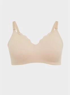 TORRID Nursing Wire-Free Lightly Lined Smooth 360° Back Smoothing™ Bra -Cheap Torrid Shop 11854410 02163 flat