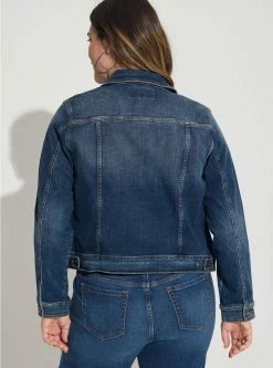 TORRID Denim Trucker Jacket - Medium Wash 11 TORRID Denim Trucker Jacket - Medium Wash -Cheap Torrid Shop 11879811 00663 av2