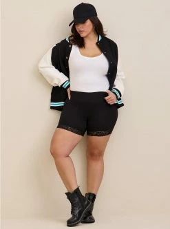 Null 5 Inch Signature Waist Lace Trim Bike Short