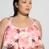 TORRID Wireless V Flounce Bikini Top
