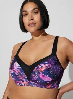 TORRID Mid Impact Underwire Print Active Sports Bra