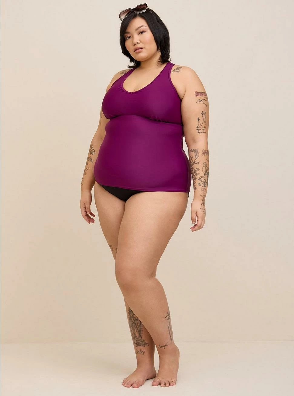 TORRID Active Wireless Racerback Tankini 4 TORRID Active Wireless Racerback Tankini - Image 2