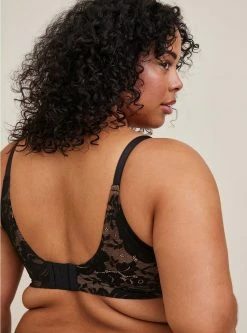 TORRID Full-Coverage Balconette Lightly Lined Exploded Floral Lace 360° Back Smoothing™ Bra -Cheap Torrid Shop 12120773 10092 av2