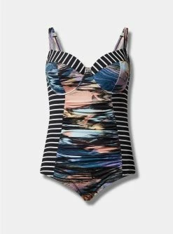 TORRID Slim Fix Underwire One Piece Swimsuit 11 TORRID Slim Fix Underwire One Piece Swimsuit -Cheap Torrid Shop 12401223 10225 flat