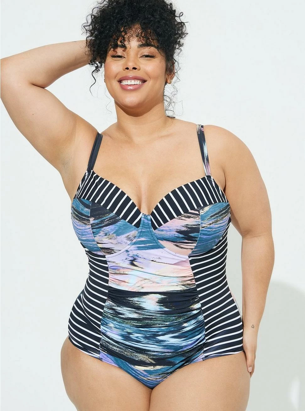 TORRID Slim Fix Underwire One Piece Swimsuit 3 TORRID Slim Fix Underwire One Piece Swimsuit
