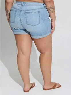 TORRID 5 Inch Vintage Stretch Mid-Rise Short -Cheap Torrid Shop 12443872 02620 av2
