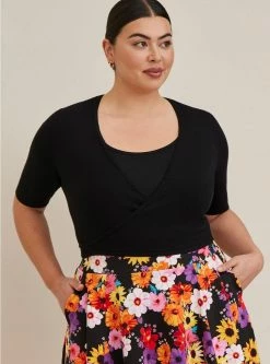 TORRID Mini Scuba Skater Skirt -Cheap Torrid Shop 12510760 05780 av3