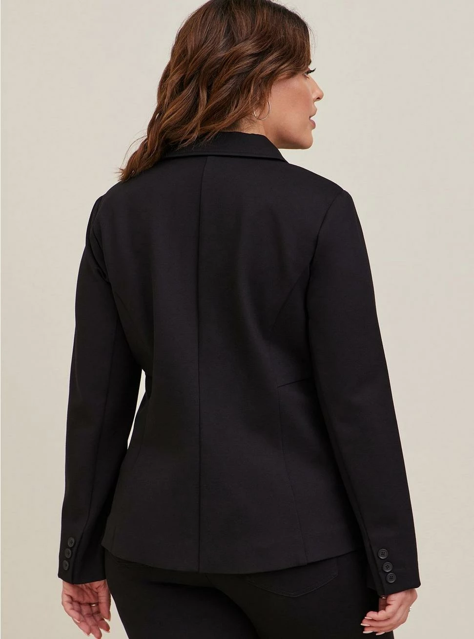 TORRID Studio Luxe Ponte Tailored Fit Blazer 5 TORRID Studio Luxe Ponte Tailored Fit Blazer - Image 3
