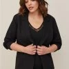 TORRID Studio Luxe Ponte Tailored Fit Blazer -Cheap Torrid Shop 12511335 00684 hi