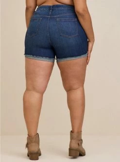 TORRID 5 Inch Vintage Stretch High-Rise Short -Cheap Torrid Shop 12531583 00037 av2