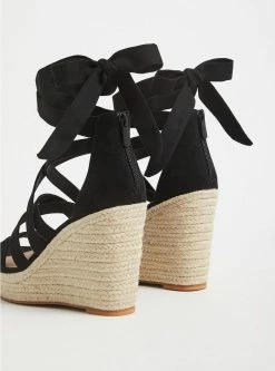 TORRID Ankle Wrap Platform Wedge (WW) 9 TORRID Ankle Wrap Platform Wedge (WW) -Cheap Torrid Shop 12689692 00133 av3