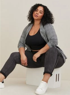 TORRID Low-Impact Wireless Lattice Back Active Sports Bra -Cheap Torrid Shop 12784467 05005 av3