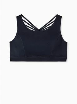 TORRID Low-Impact Wireless Lattice Back Active Sports Bra -Cheap Torrid Shop 12784467 05005 flat