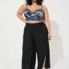 TORRID Crepe Side Slit Beach Pant -Cheap Torrid Shop 13037688 00684 hi
