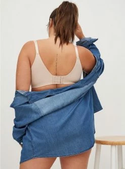 TORRID Wire-Free Push-Up Solid 360° Back Smoothing™ Bra -Cheap Torrid Shop 13201482 02163 av2