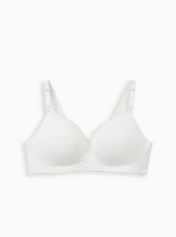 TORRID Wire-Free Push-Up Solid 360° Back Smoothing™ Bra -Cheap Torrid Shop 13201482 06452 flat