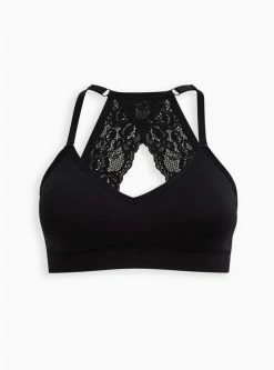 TORRID Lightly Lined Seamless Flirt Racerback Bralette -Cheap Torrid Shop 13202292 02124 flat